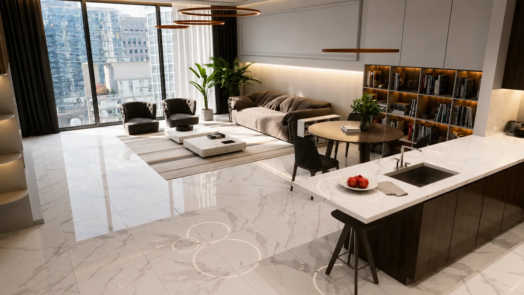 Studio Apartment Lounge Design - Architecture Visualization visualization screenshot 1